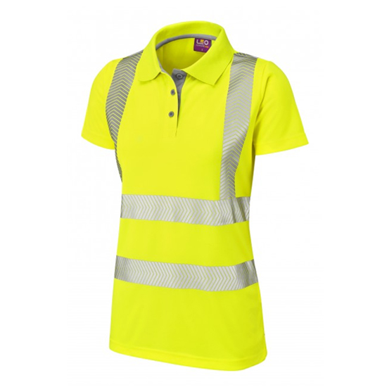 Ladies Coolviz Ultra Short Sleeve Polo Shirt GLE PL03 Y web