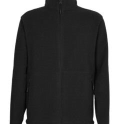 CCS-FB020 Mens Danby Recycled Full Zip Fleece Black