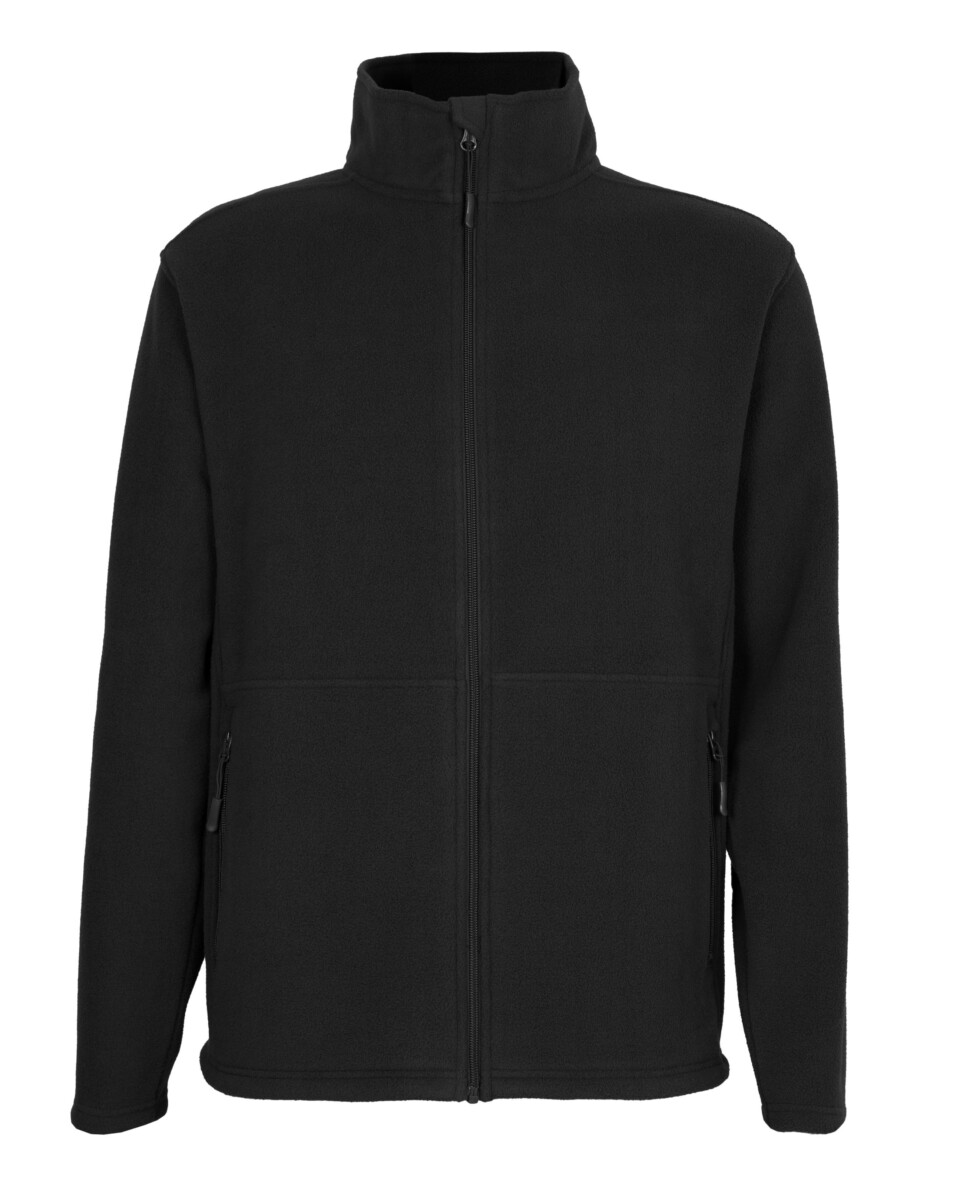 CCS-FB020 Mens Danby Recycled Full Zip Fleece Black