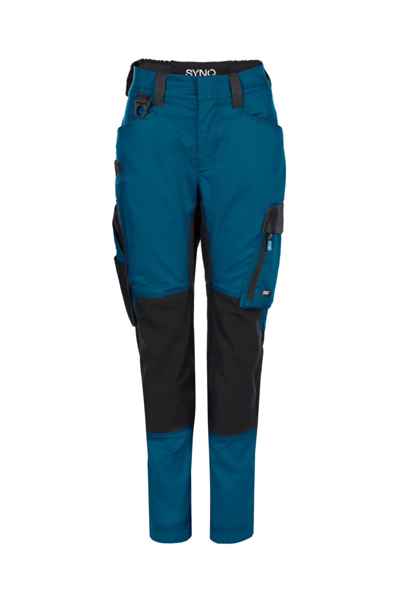 SYNQ Ladies Sqoot Stretch Trousers Petrol/Black