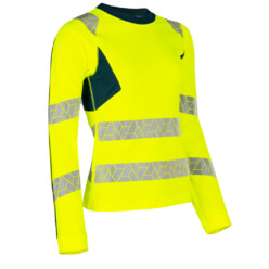SYNQ Ladies Littup L/S Hi Vis T-Shirt