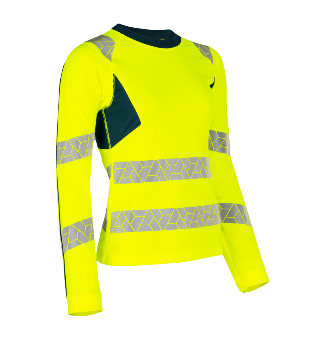 SYNQ Ladies Littup L/S Hi Vis T-Shirt