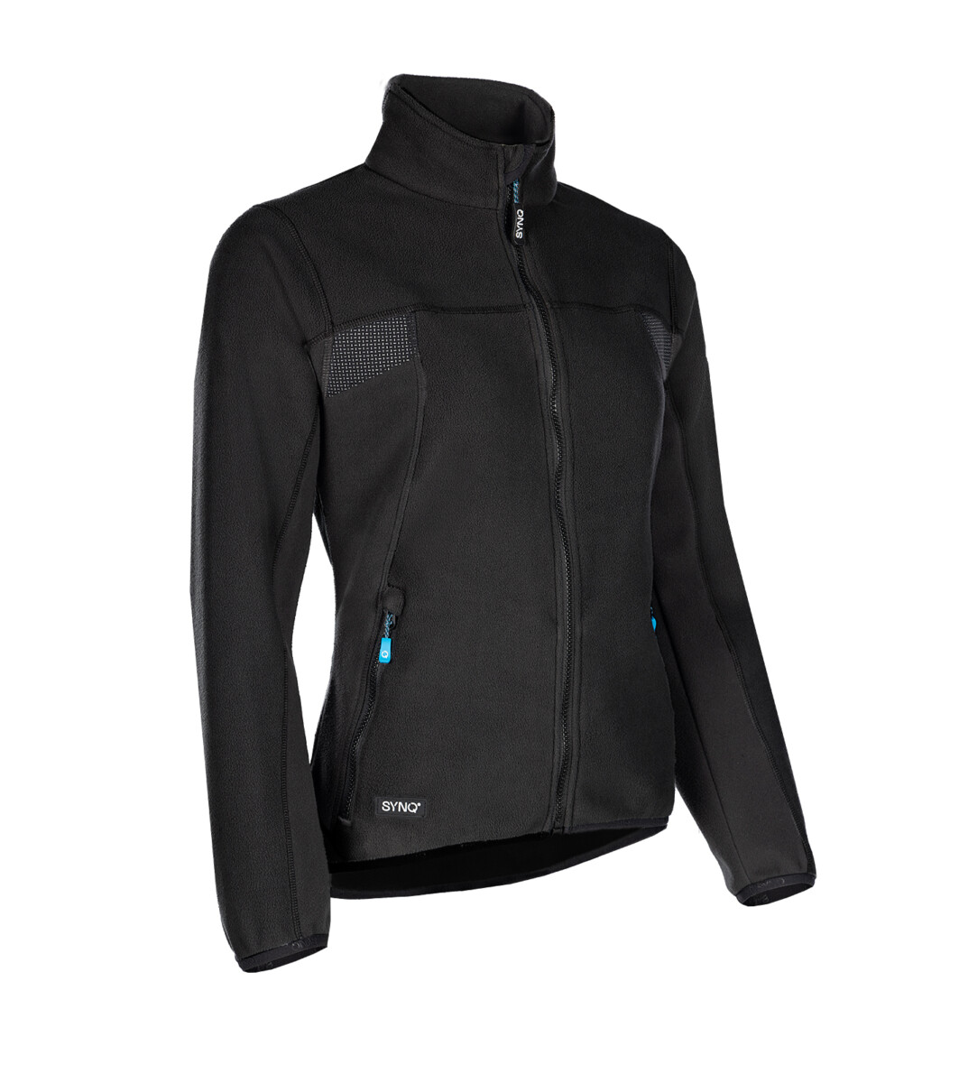 SYNQ Ladies Outkick Fleece Jacket Black